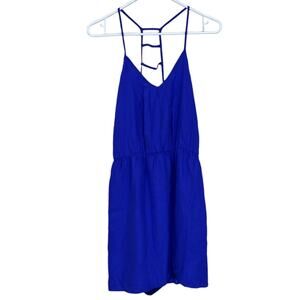 NEW Amanda Uprichard Purple Kensie Dress V-Neck Elastic Waist Women's Small